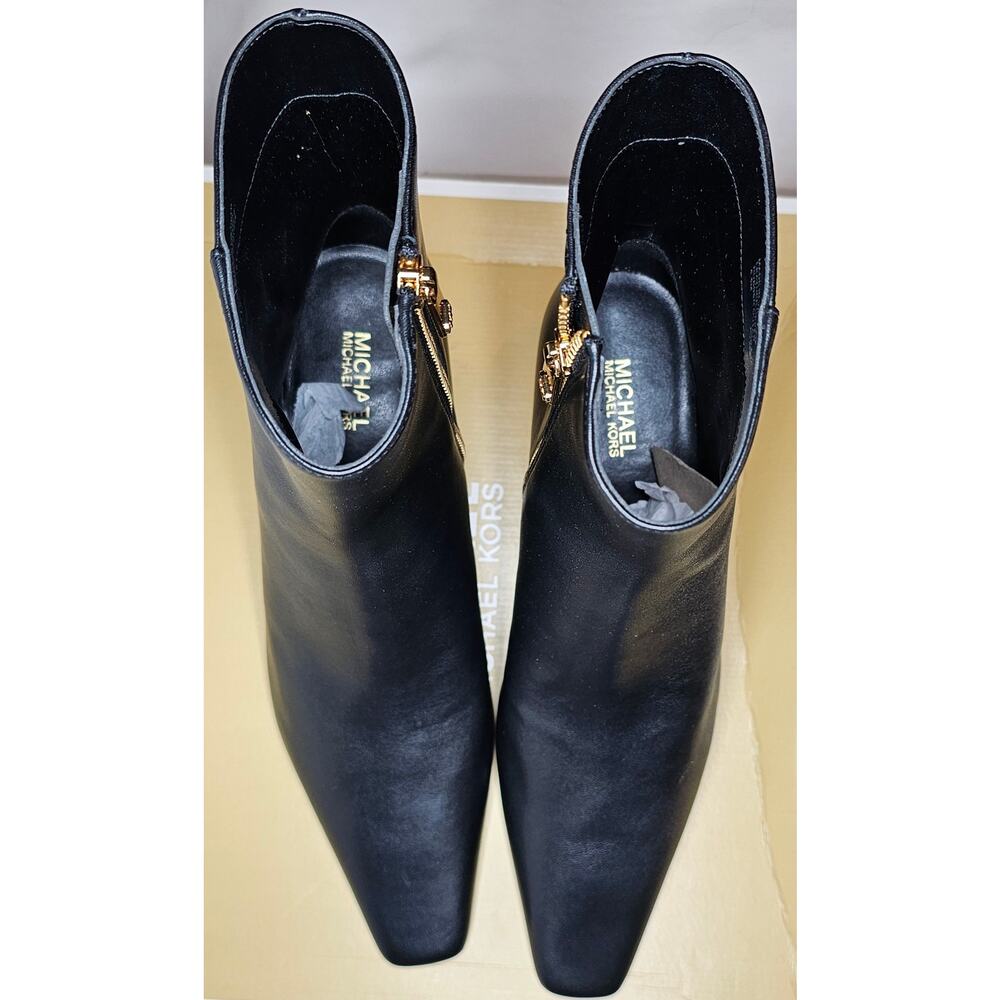 Michael Kors Cosmo Leather Kitten Boot - Picture 5 of 10